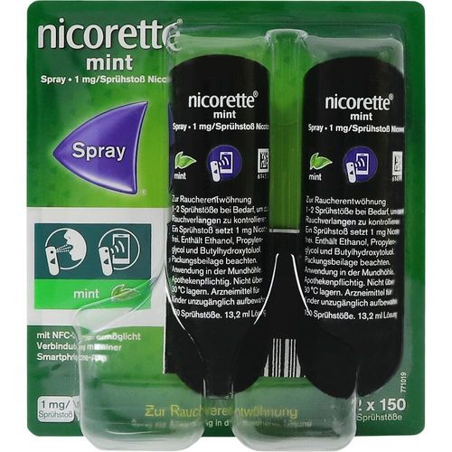 Nicorette Mint Spray 1 mg/Sprühstoß Nfc 2 ST