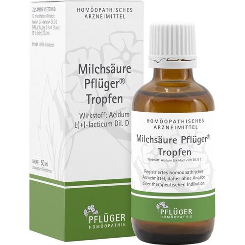 Milchsäure Pflüger Tropfen 50 ML