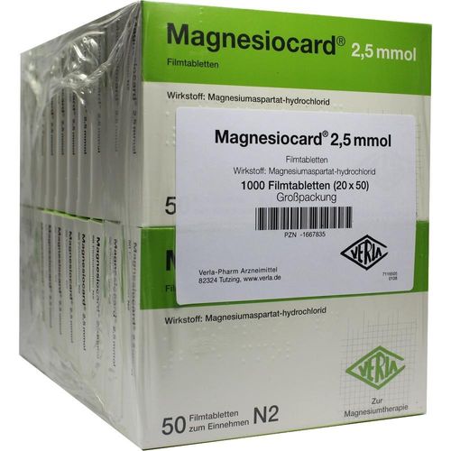 Magnesiocard 2.5Mmol 1000 ST