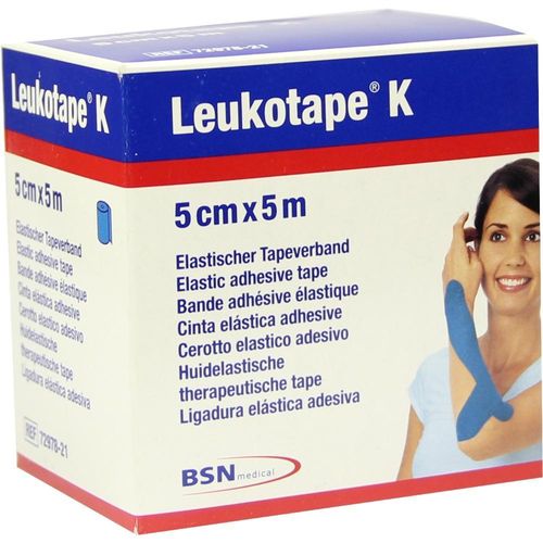 Leukotape K 5cm Blau 1 ST