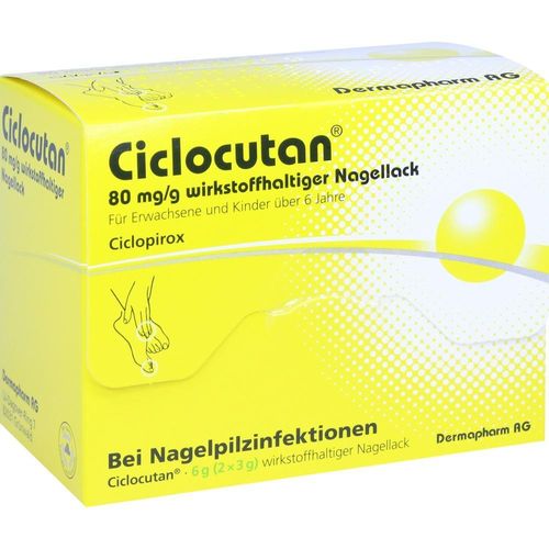 Ciclocutan 80mg/G Wirkstoffhaltiger Nagellack 6 G