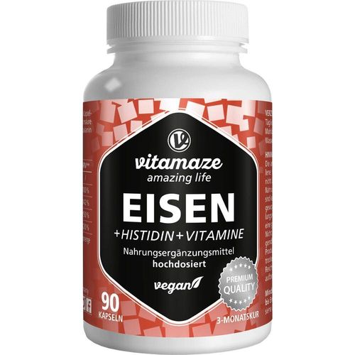 Eisen 20 mg + Histidin + Vitamine C B9 B12 90 ST