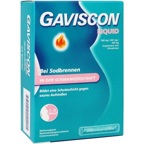 Gaviscon Liquid 500 mg/267 mg/160 mg Susp. Z. Ein. 240 ML