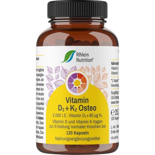 Vitamin D3+k2 Osteo 2.000 Ie Vitamin D3+80 Ug K2 120 ST