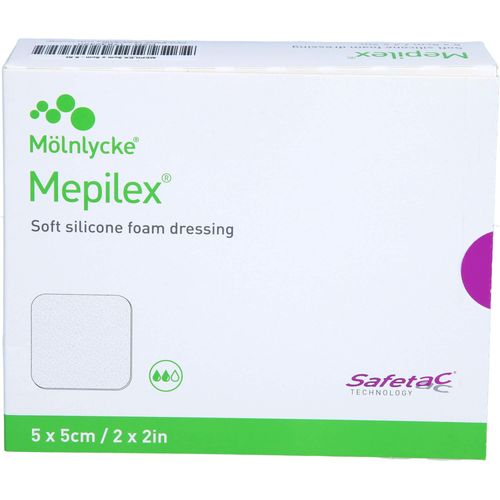 Mepilex 5x5 cm Schaumverband 5 ST