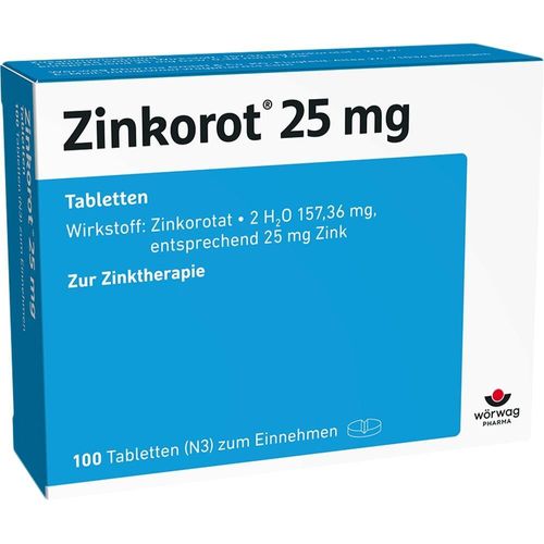 Zinkorot 25 mg Tabletten 100 ST