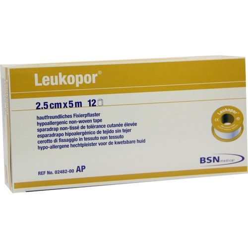 Leukopor 5mx2.5cm 12 ST