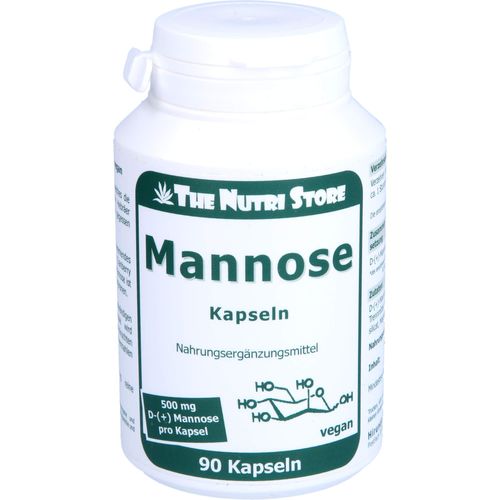 Mannose 500mg Vegetarische Kapseln 90 ST