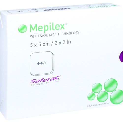 Mepilex 5x5 cm Schaumverband 5 ST