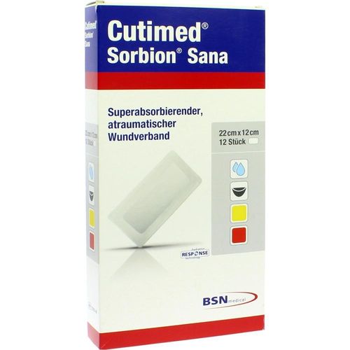 Cutimed Sorbion Sana 22x12cm 12 ST