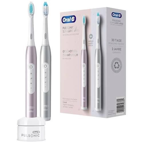 Oral-B 610902 Elektrische Zahnbürste Schallzahnbürste Platin, Rose