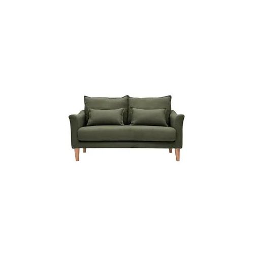 Skandinavisches 2-Sitzer-Sofa Khaki KATE