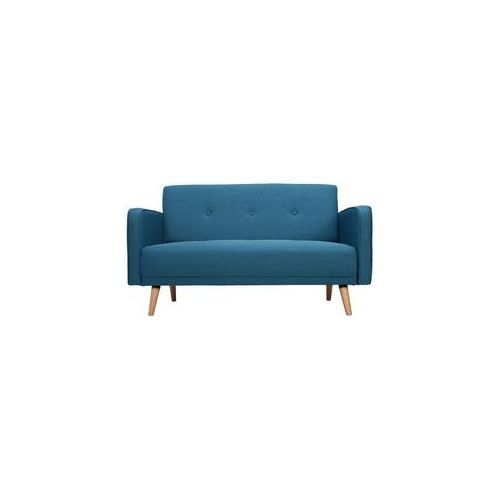 Sofa skandinavisch 2 Plätze Blau ULLA