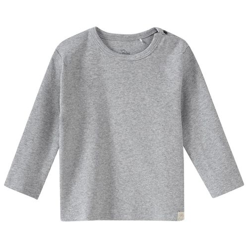 Baby Langarmshirt mit Rippstruktur