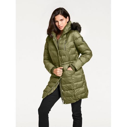 Parka HEINE Gr. 34, grün (oliv) Damen Jacken