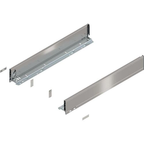 Blum Legrabox pure Zarge, Höhe M,(90,3 mm), NL= 600 mm, links/rechts, für Legrabox pure, inox