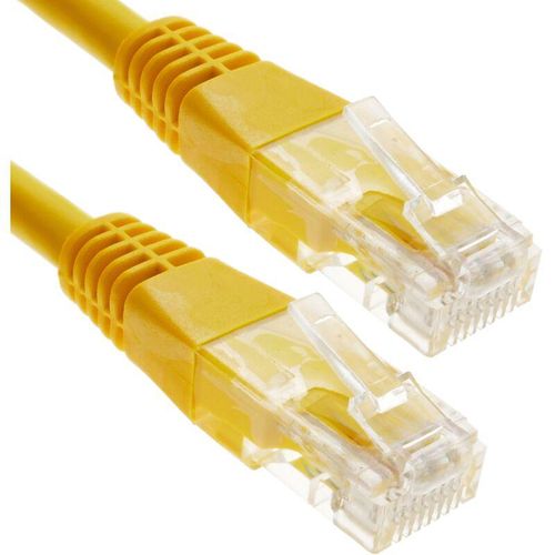 Cat 6 utp RJ45 Netzwerkkabel 5 m gelb - Cablemarkt