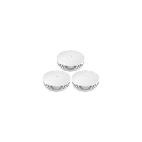 Smart Home Rauchmelderwarnmelder II weiß, 3er Pack
