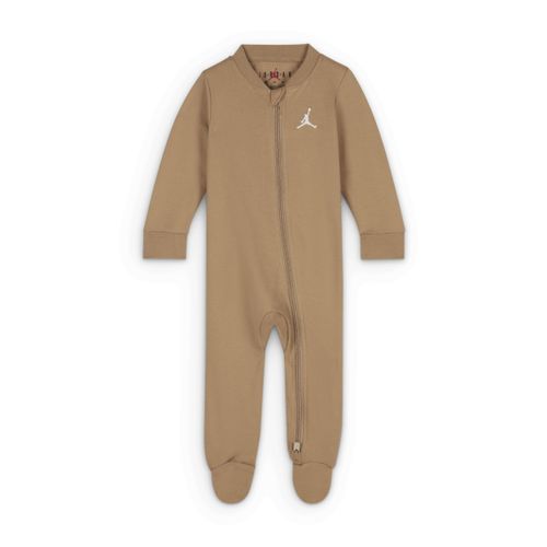 Jordan Jumpman coverall met voetjes voor baby's (0-9 maanden) - Bruin