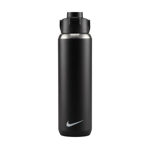 Nike Recharge Chug Bidon van roestvrij staal (710 ml) - Zwart