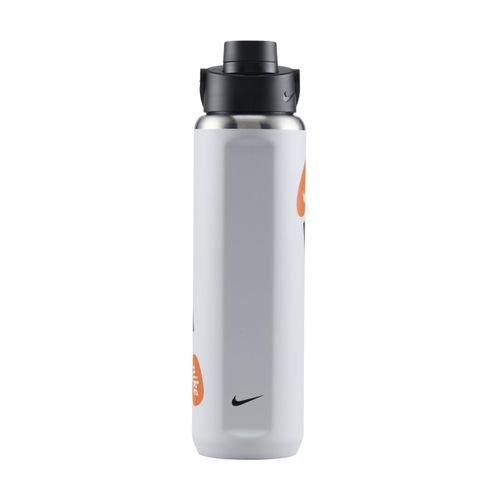 Nike Recharge Chug Bidon van roestvrij staal (710 ml) - Wit