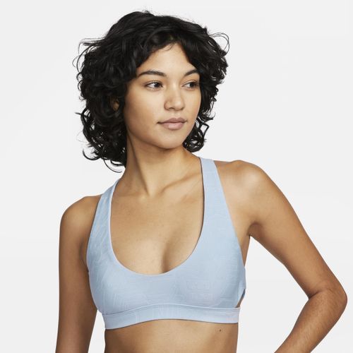 Nike bikinitop met uitsneden - Blauw