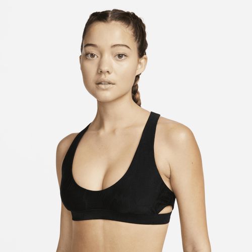 Nike bikinitop met uitsneden - Zwart