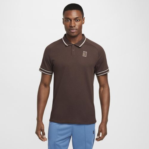 NikeCourt Heritage Herren-Tennis-Poloshirt - Braun