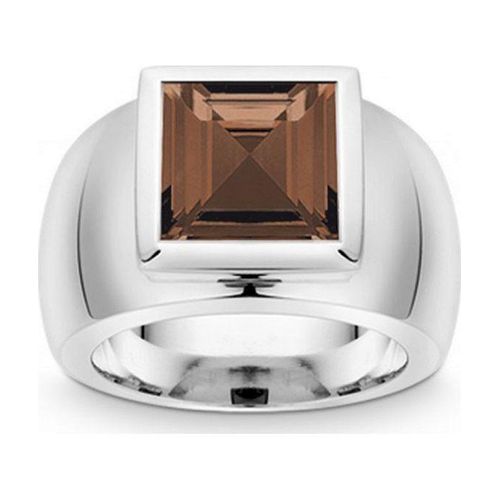 Quinn - Silberring mit Rauchquarz - 021834732 - Weite 58