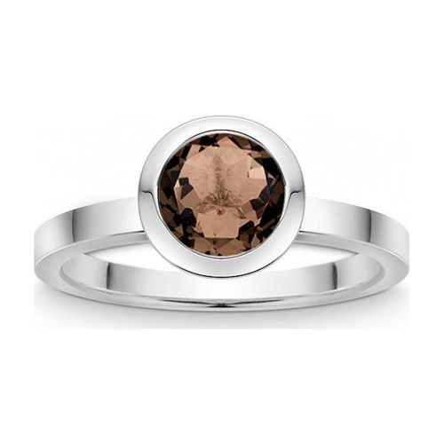 Quinn - Silberring mit Rauchquarz - 021809632 - Weite 56