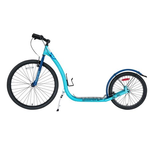 Tretroller Master 26 / 20 Zoll XL City Roller V-Brake Felgenbremsen Blau