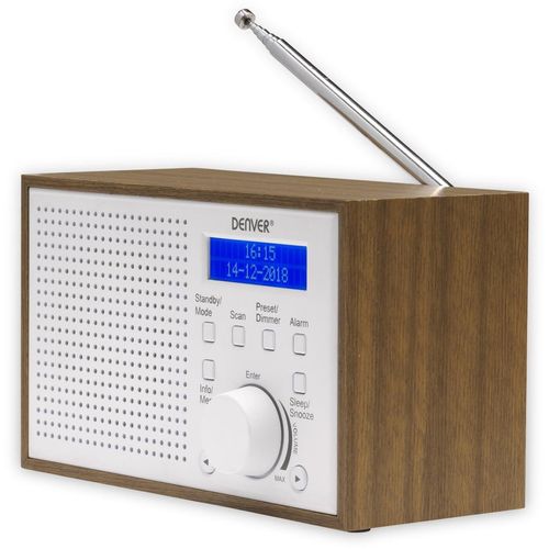 DENVER DAB Radio DAB-46, weiß