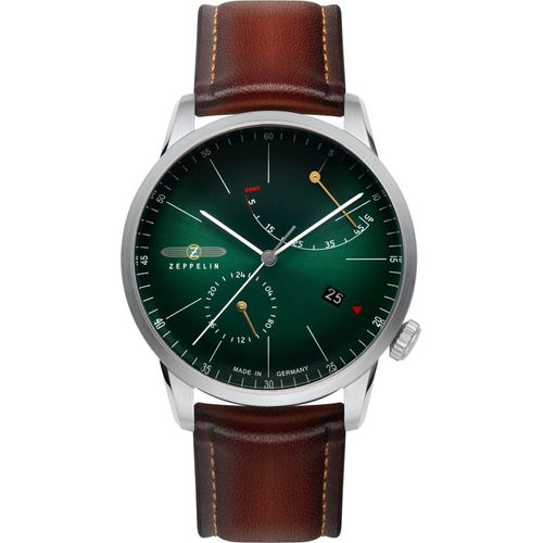 Zeppelin 8366-4 Flatline Automatik Herrenuhr 40mm 5ATM