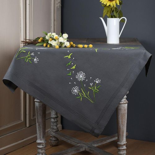 Stickmitteldecke "Pusteblumen + Vögel" Image