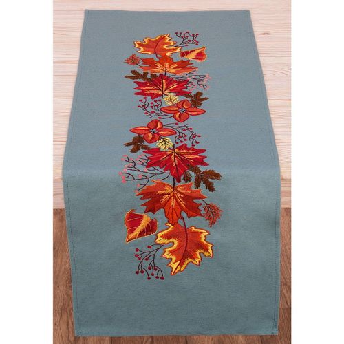 Stickläufer "Herbstlaub"