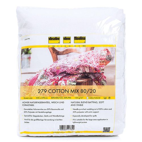 Vlieseline ® Volumenvlies 279 Cotton Mix, natur, 170 g/m², 220 x 270 cm