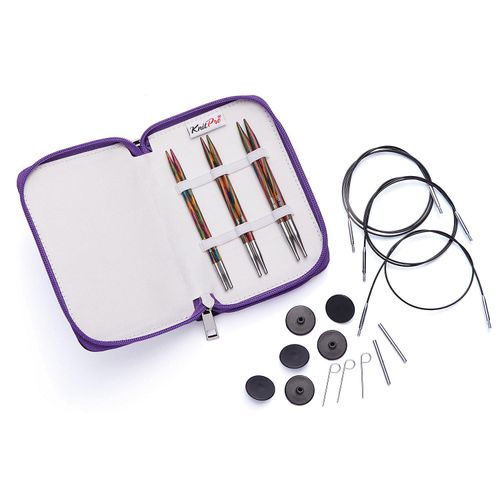 KnitPro Rundstricknadel-Set "Symfonie", Birkenholz, Stärken: 6, 7 und 8