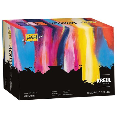 Kreul Künstler-Acrylfarben, 48x 20 ml