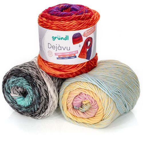 gründl Wolle Dejàvu Garn-Set