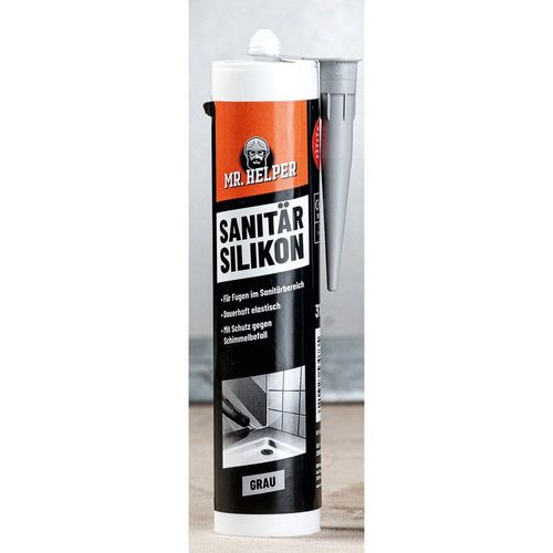 Sanitär Silikon, ca. 310 ml - Grau