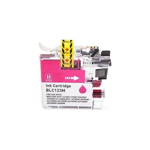 Kompatible Tinte zu Brother LC-123M magenta