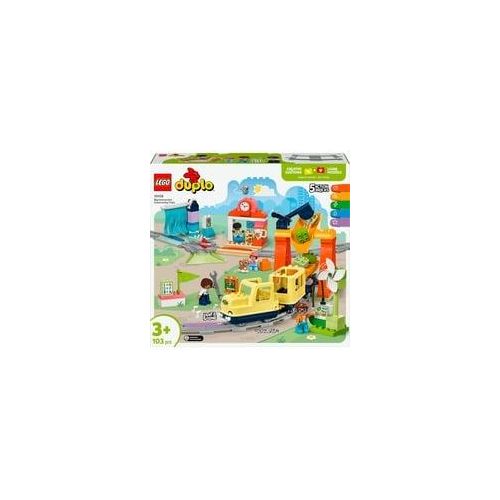 10428 DUPLO Town Große interaktive Eisenbahn, Konstruktionsspielzeug