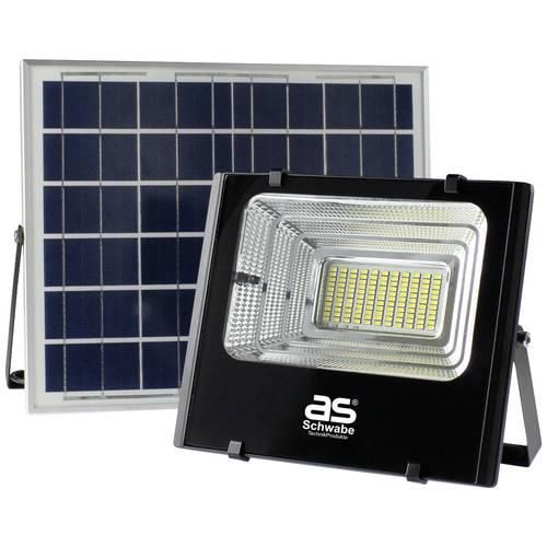 AS Schwabe Solarline 25W 46981 Solar-Außenstandleuchte 25 W Neutralweiß Schwarz, Silber