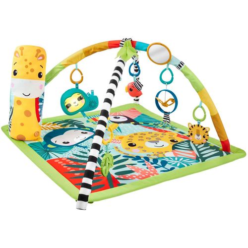 Fisher-Price Spielbogen/Decke Rainforest-Erlebnisdecke Krabbeldecke mit Spielbogen