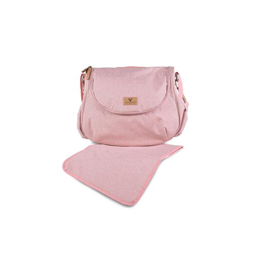 Cangaroo Wickeltasche Naomi Wickelunterlage, verstellbarer Gurt, Reißverschluss rosa