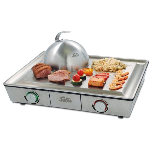 Solis Teppanyaki Grill 2000W 40x30cm beschichteter Grillbereich