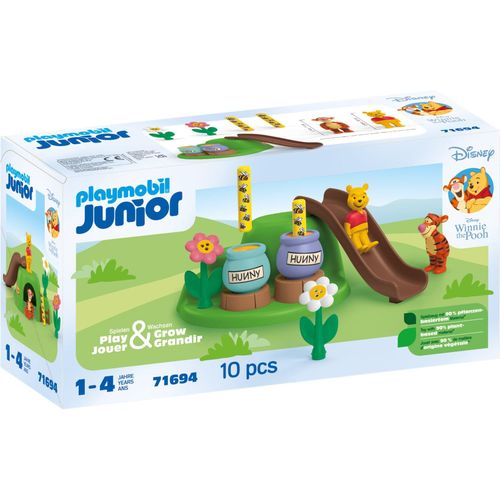 PLAYMOBIL Konstruktionsspielzeug Junior & Disney: Winnies & Tiggers Bienengarten