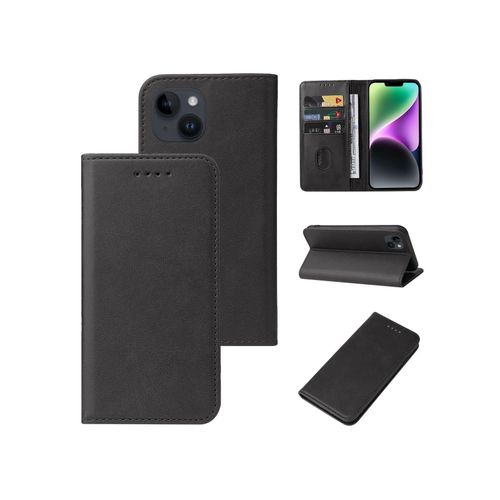 Hülle für Apple iPhone 15 Plus Schutz Handy Case Cover Klapp Tasche Wallet Etuis