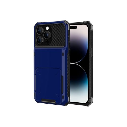 Hülle für Apple iPhone 15 Pro Max Schutz Handy Case Cover Backcover Kartenfach