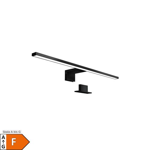 LED Spiegelleuchte, schwarz, 1xLED-Platine/8W